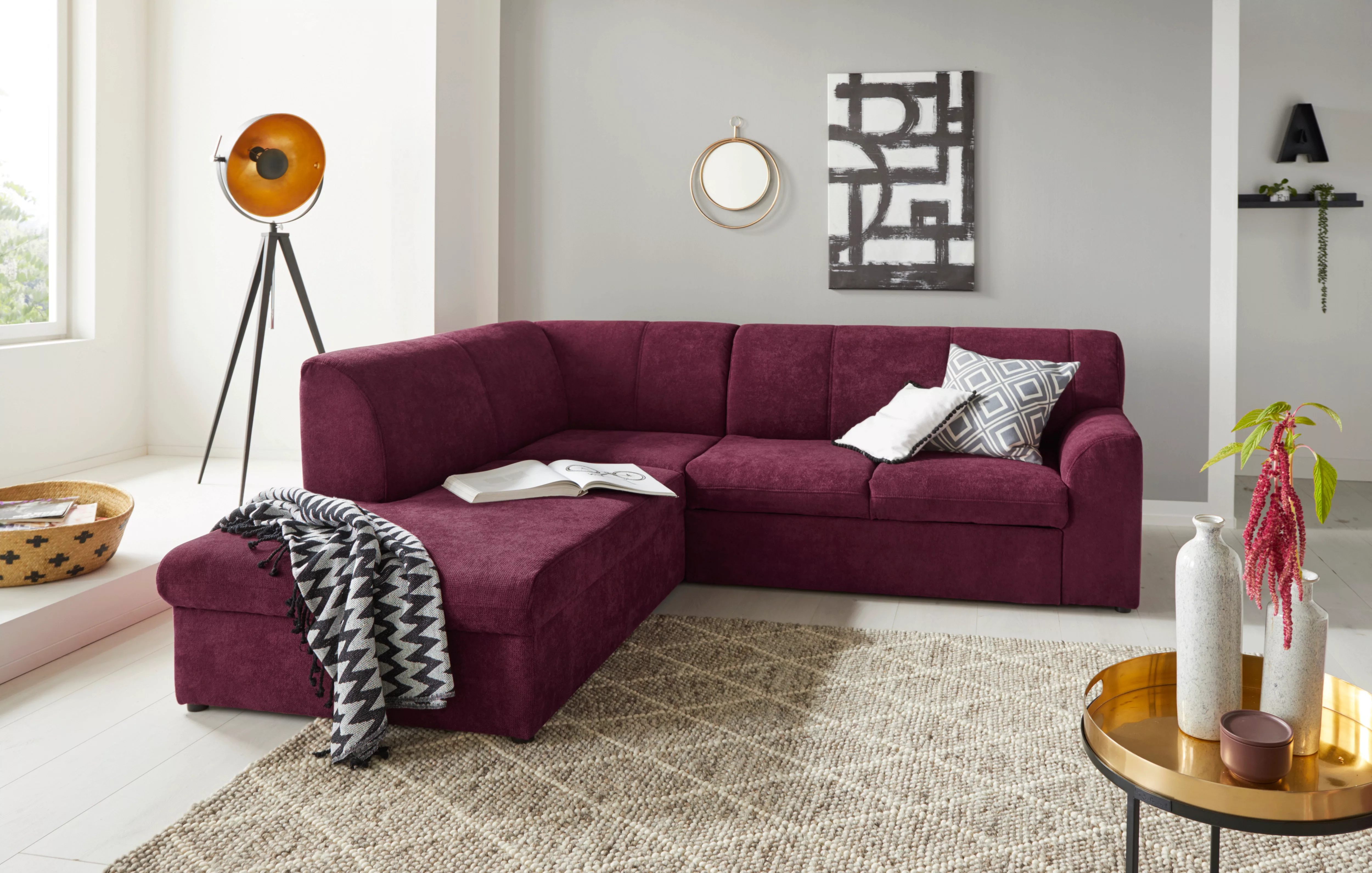 DOMO collection Ecksofa "Topper" günstig online kaufen