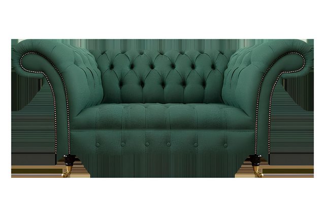 Xlmoebel Sofa Neu Chesterfield Zweisitzer Sofas in Grün für das Wohnzimmer, günstig online kaufen