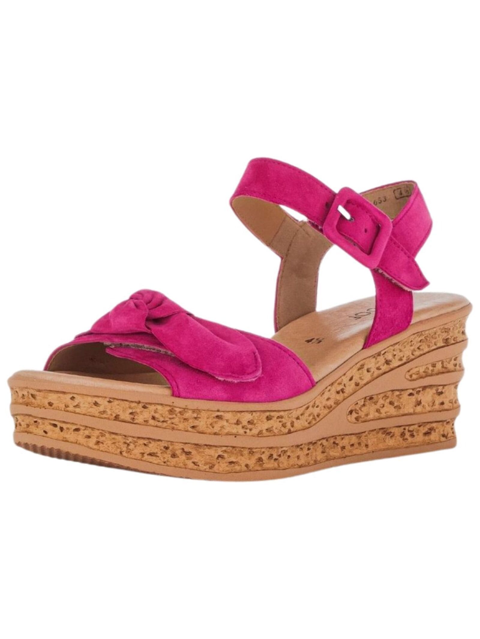 Gabor Keilsandalette "Gabor Sandalen Leder" günstig online kaufen
