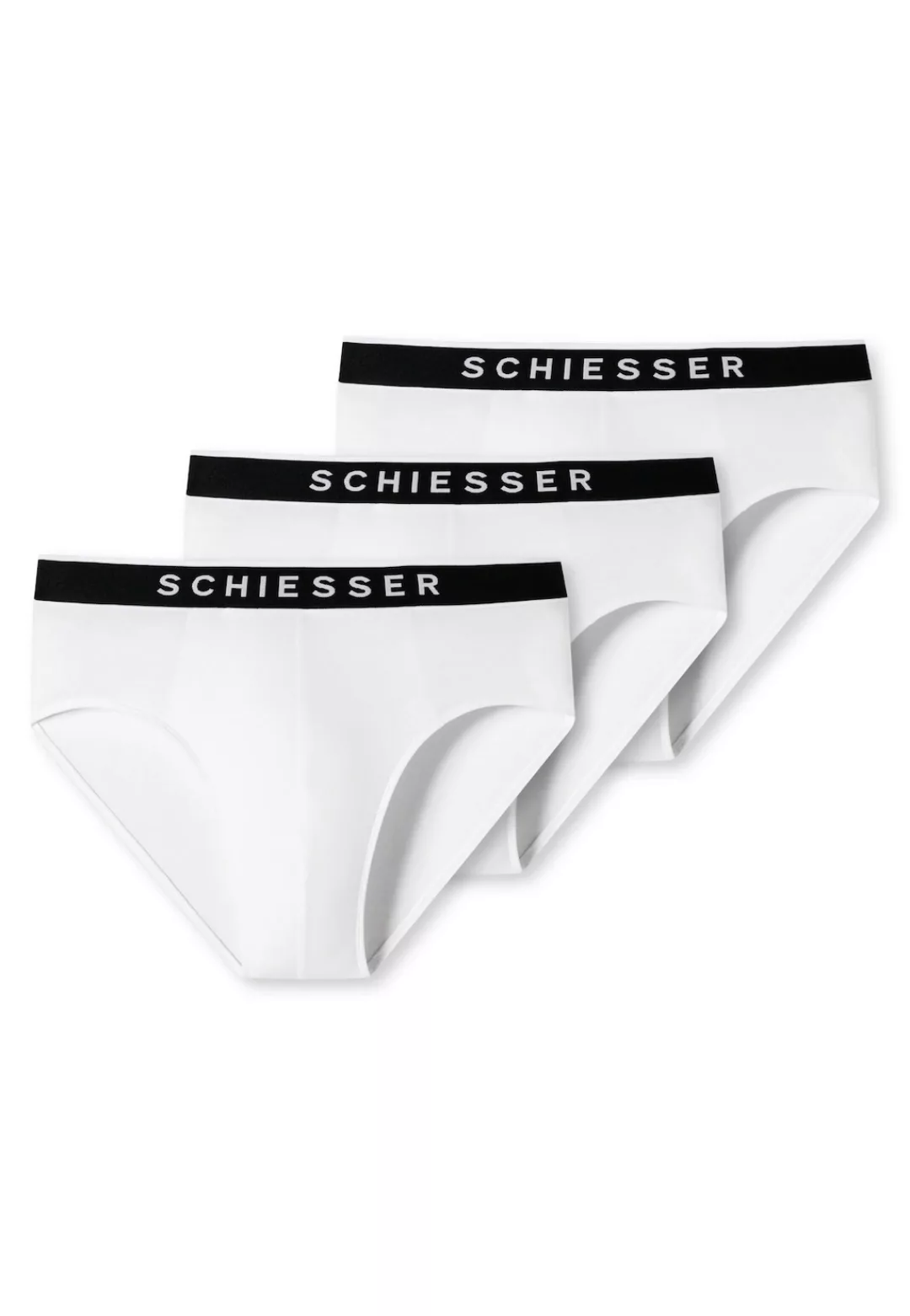 Schiesser Rioslip ""95/5"", (3er-Pack), sportlicher Webgummibund mit kontra günstig online kaufen