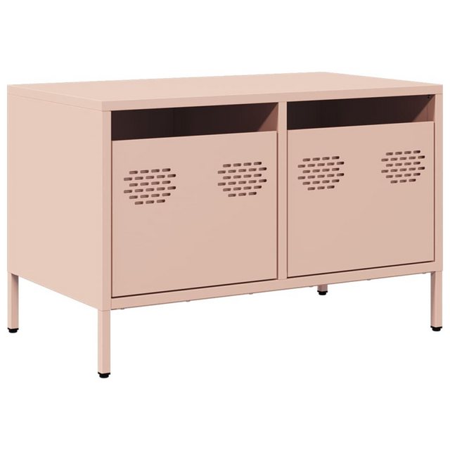 vidaXL TV-Schrank TV-Schrank Rosa 68x39x43,5 cm Kaltgewalzter Stahl (1-St) günstig online kaufen