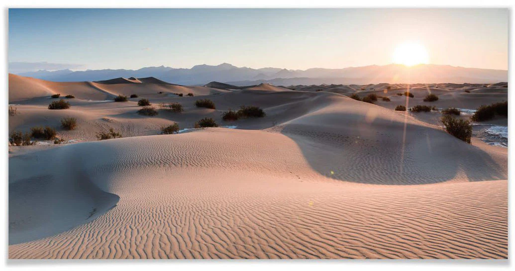 Wall-Art Poster "Wüste Death Valley", Wüste, (1 St.), Poster ohne Bilderrah günstig online kaufen