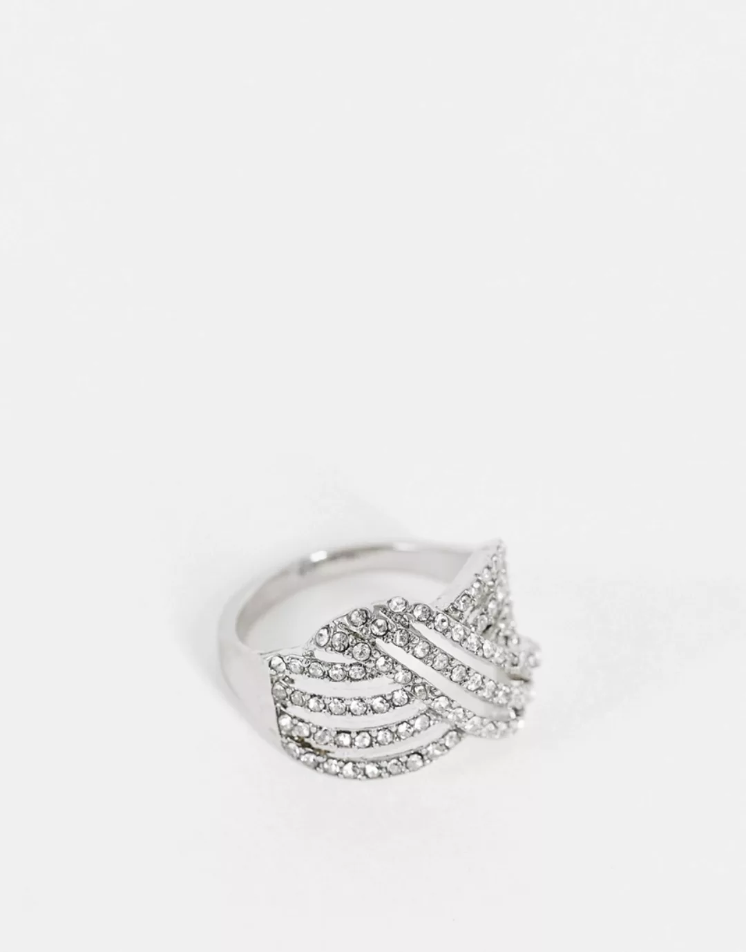Miss Selfridge – Ring mit gedrehtem Design-Silber günstig online kaufen