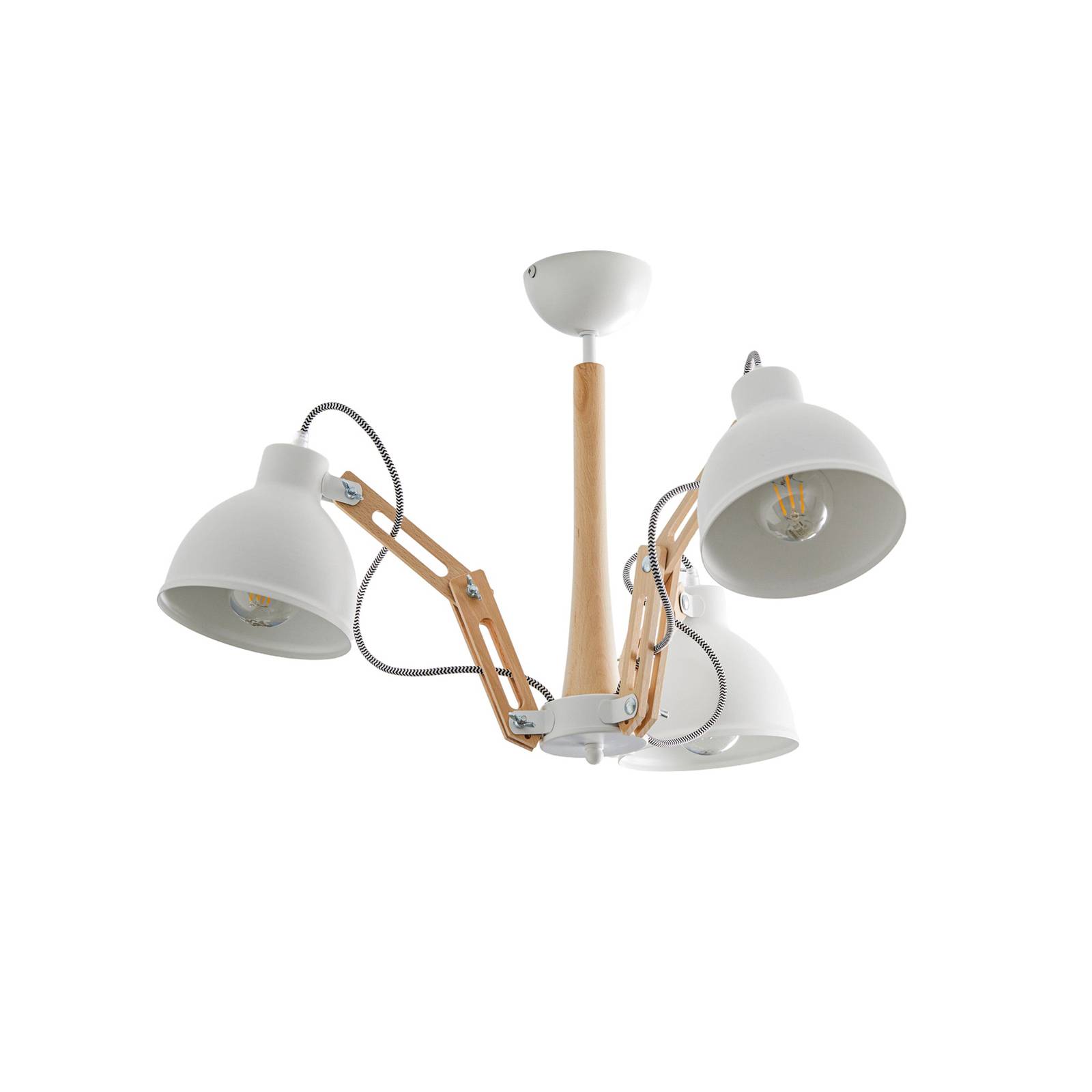 Deckenlampe Skansen 3-flammig verstellbar, weiß günstig online kaufen