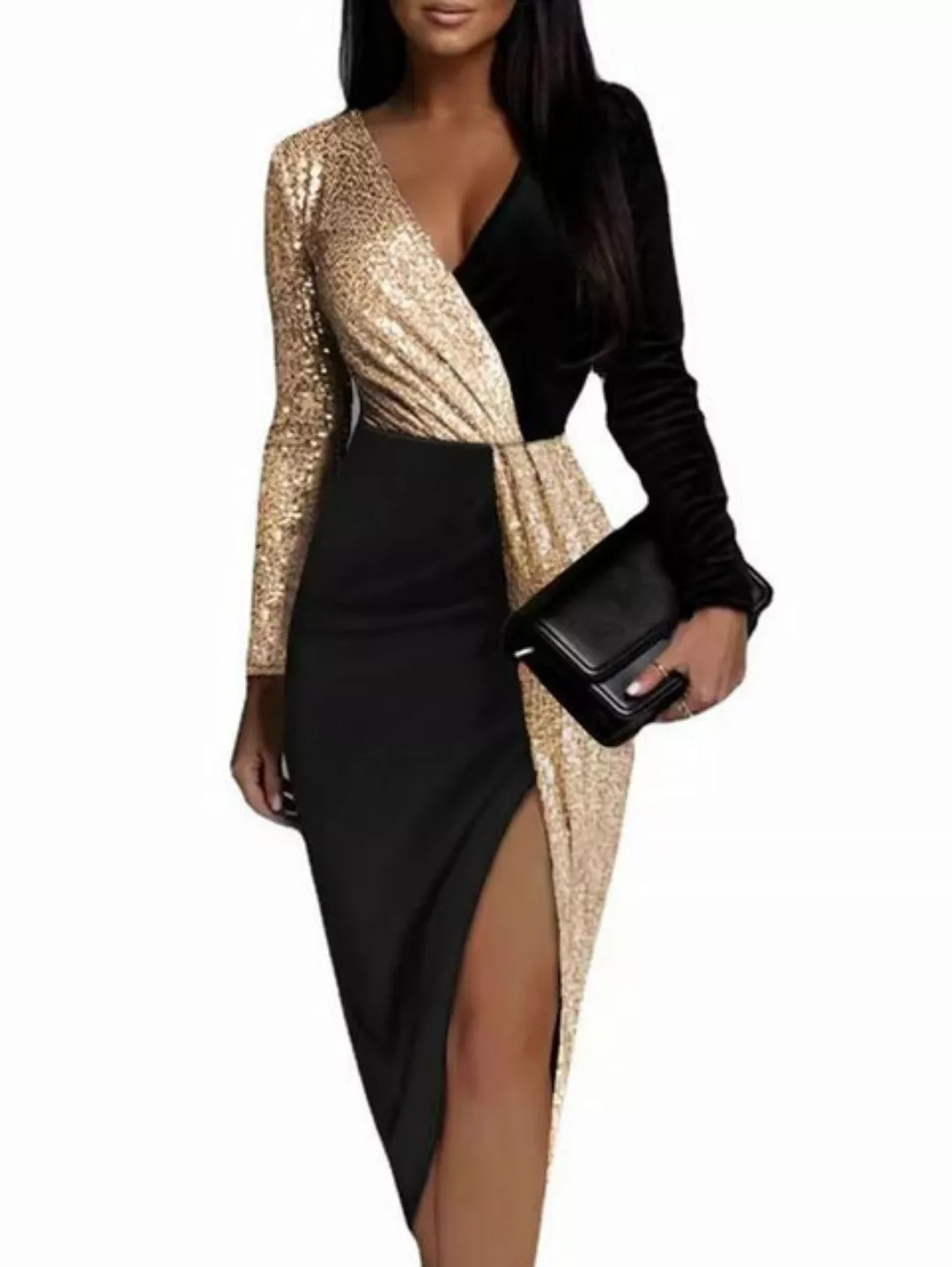 ZWY Abendkleid Sexy und elegantes, geschlitztes Ballkleid für den Abend (Tr günstig online kaufen