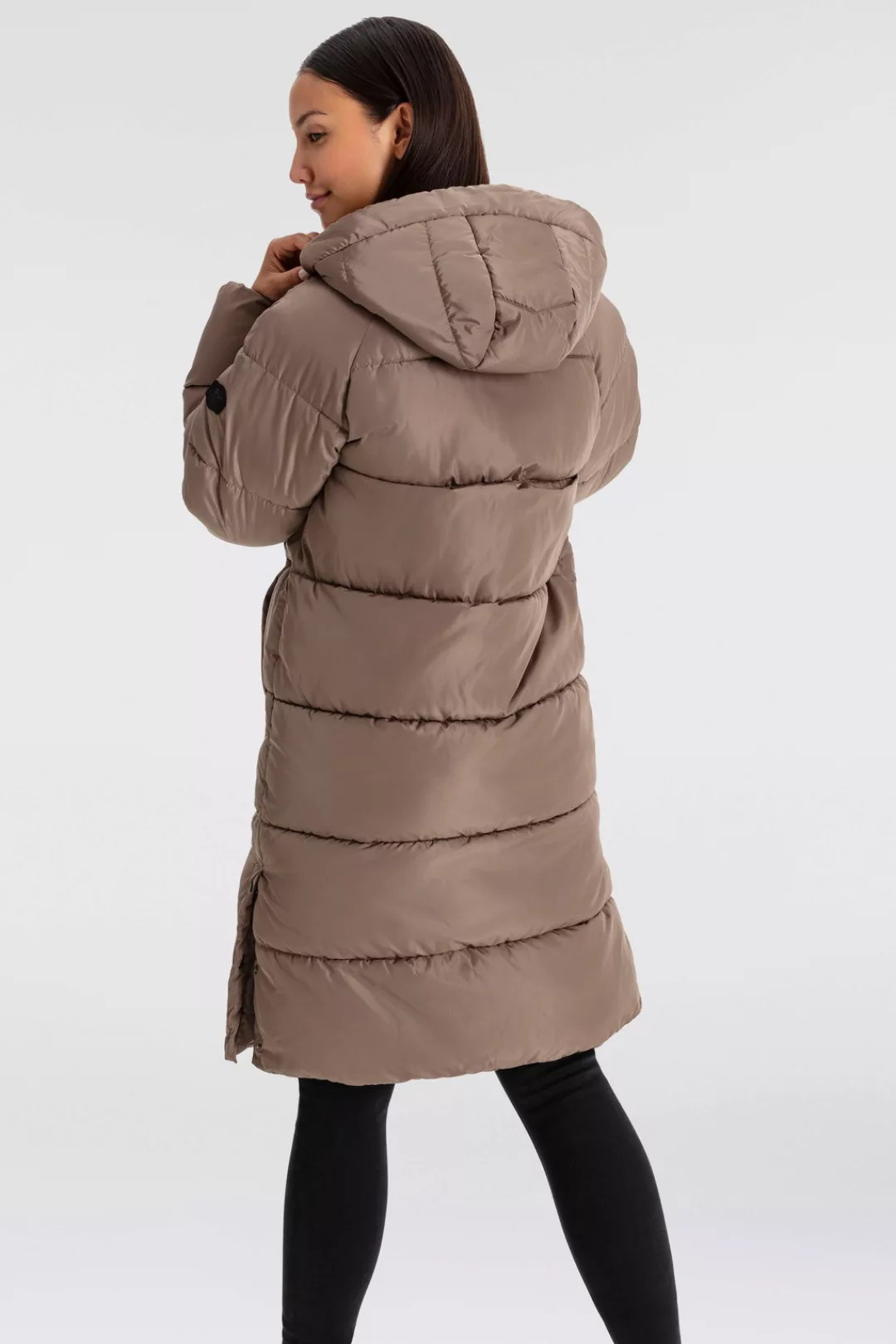 ONLY Steppmantel "ONLAMAND LONG PUFFER COAT CS OTW", mit Kapuze und praktis günstig online kaufen