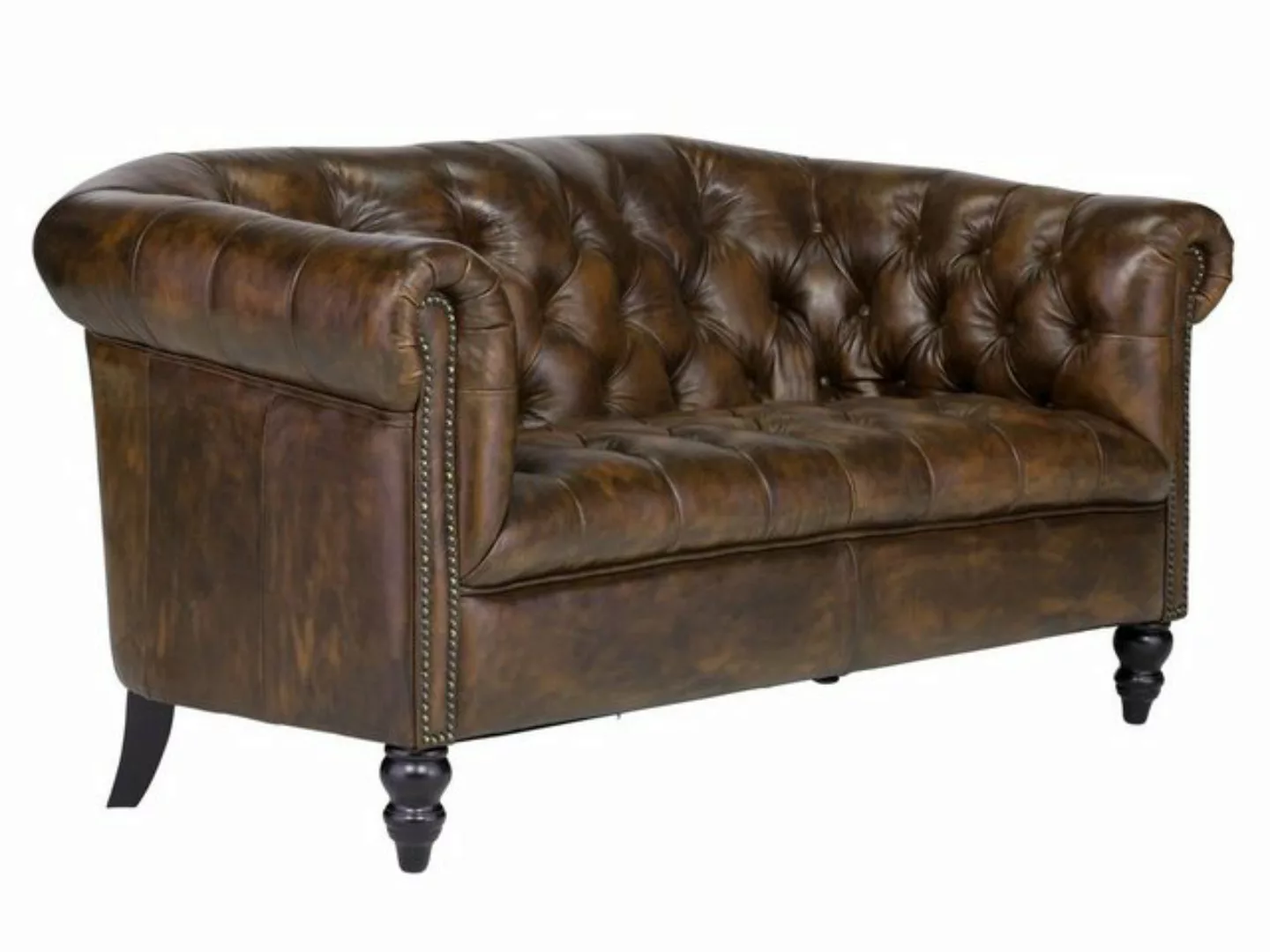 massivum Sofa Sofa Chesterfield Shelford 2-Sitzer antik braun günstig online kaufen