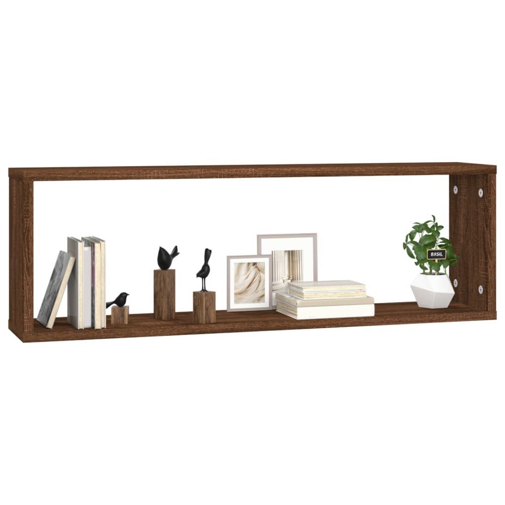 vidaXL Regal Wandregale 2 Stk. Braun günstig online kaufen