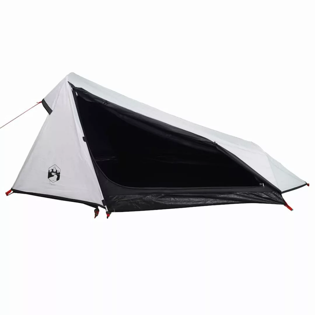 vidaXL Tunnelzelt Tunnel-Campingzelt 1 Person Weiß günstig online kaufen