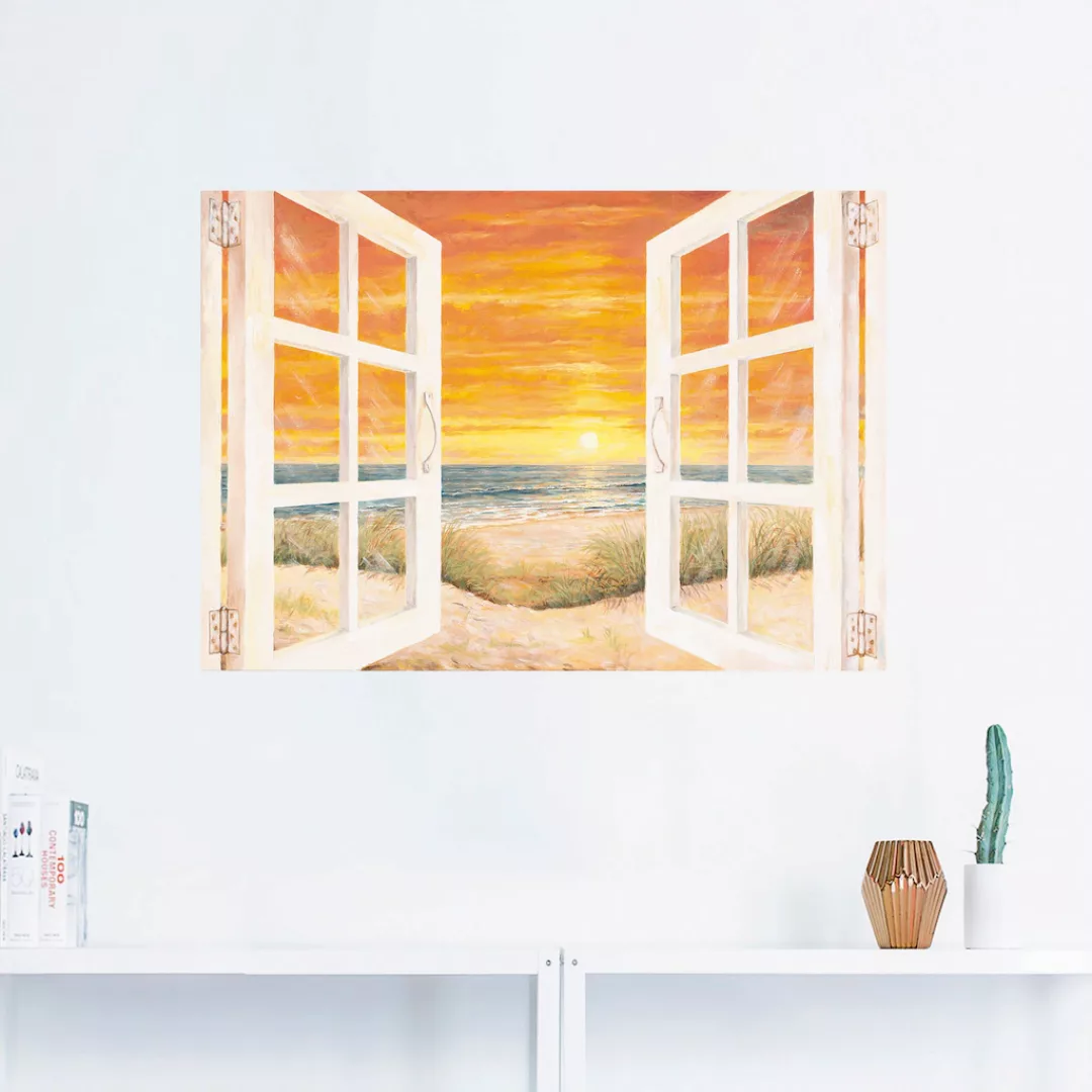 Artland Wandbild »Fenster zum Meer«, Meer Bilder, (1 St.), als Alubild, Out günstig online kaufen
