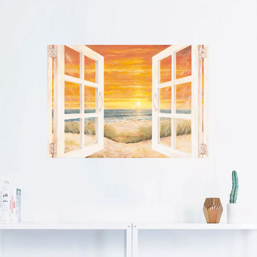 Artland Wandbild "Fenster zum Meer", Meer Bilder, (1 St.), als Alubild, Out günstig online kaufen