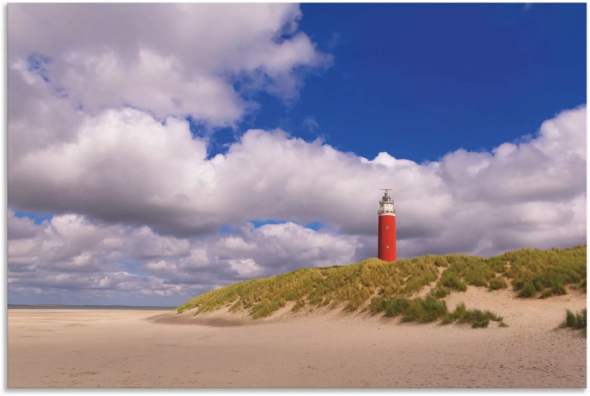 Artland Wandbild "Wolkenimpression am Leuchtturm", Küste, (1 St.), als Alub günstig online kaufen