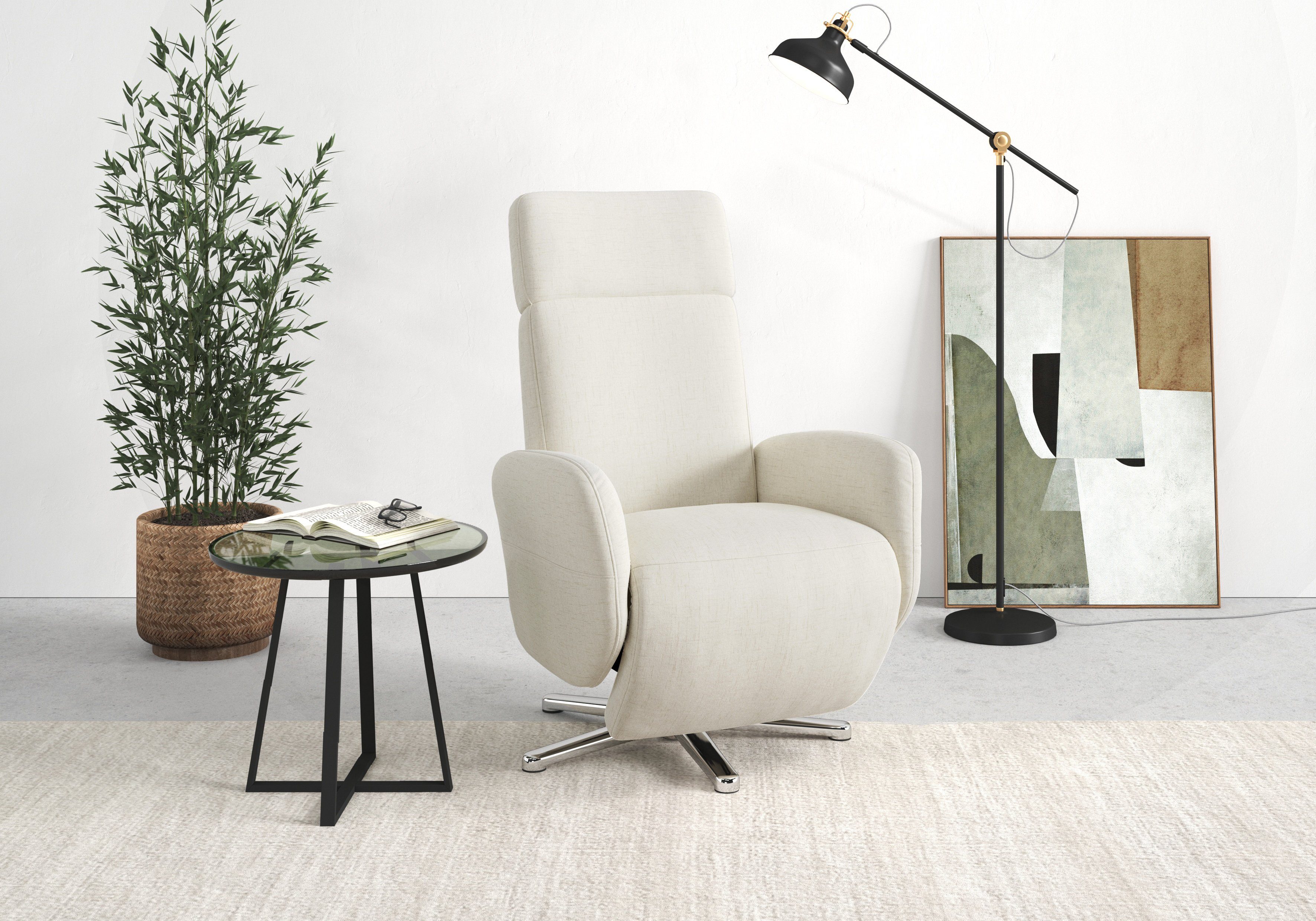 sit&more TV-Sessel "Grenoble, inkl. Kopfteilverstellung und kabelgebundener günstig online kaufen