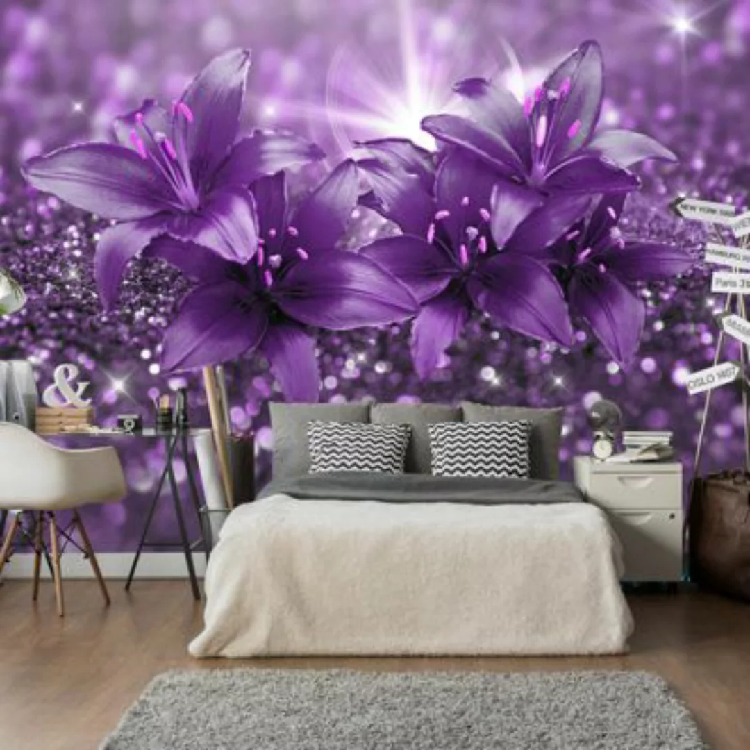 artgeist Fototapete Masterpiece of Purple violett Gr. 150 x 105 günstig online kaufen