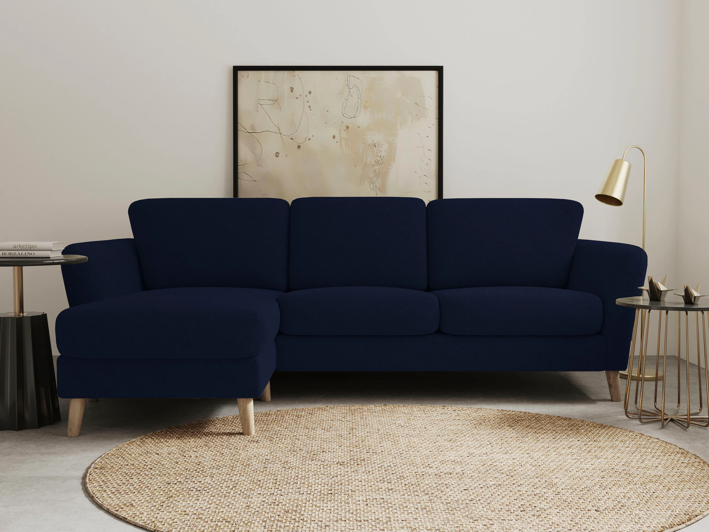 Home affaire Ecksofa "MARSEILLE (242/152cm),L-Form, Rec. rechts/links", Mas günstig online kaufen