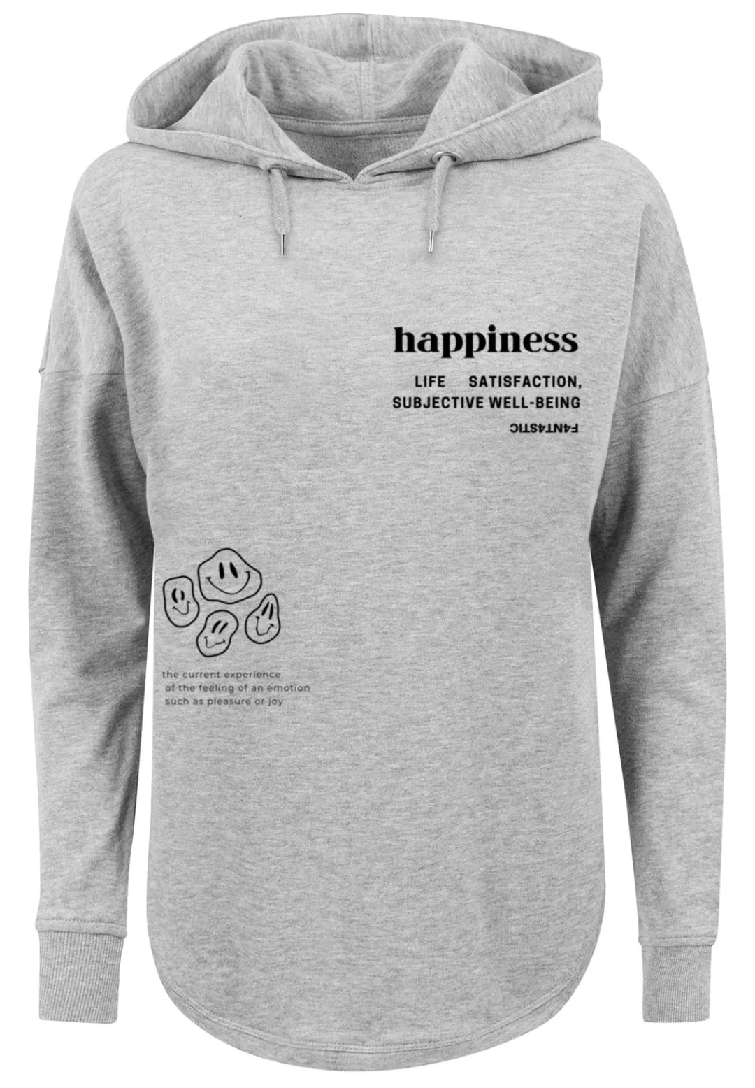 F4NT4STIC Kapuzenpullover "happiness OVERSIZE HOODIE", Print günstig online kaufen