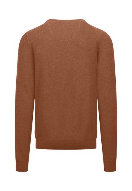 FYNCH-HATTON Kurzarmshirt O-Neck, Strcuture günstig online kaufen