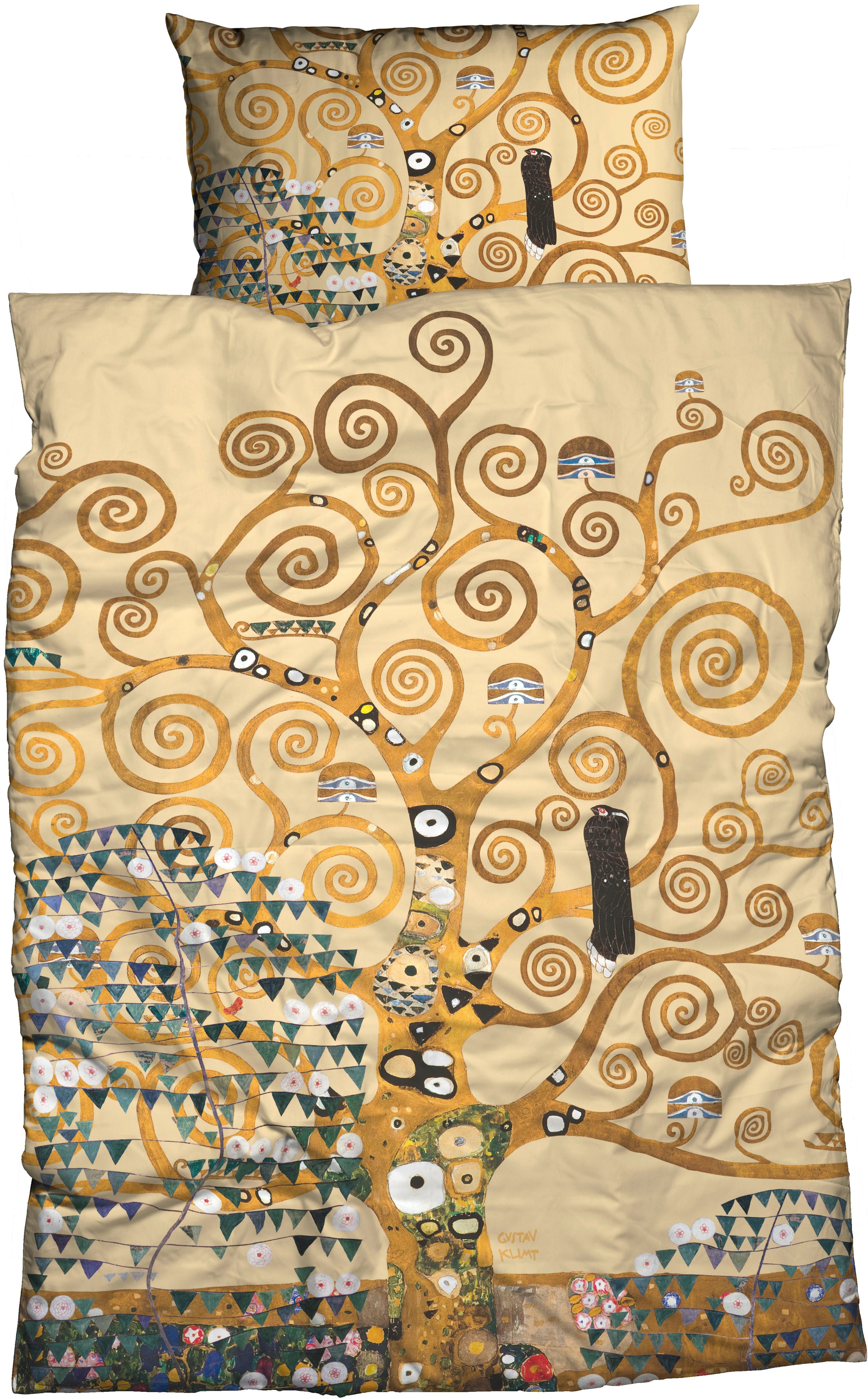 Goebel Bettwäsche Lebensbaum, Satin, 2 teilig, günstig online kaufen