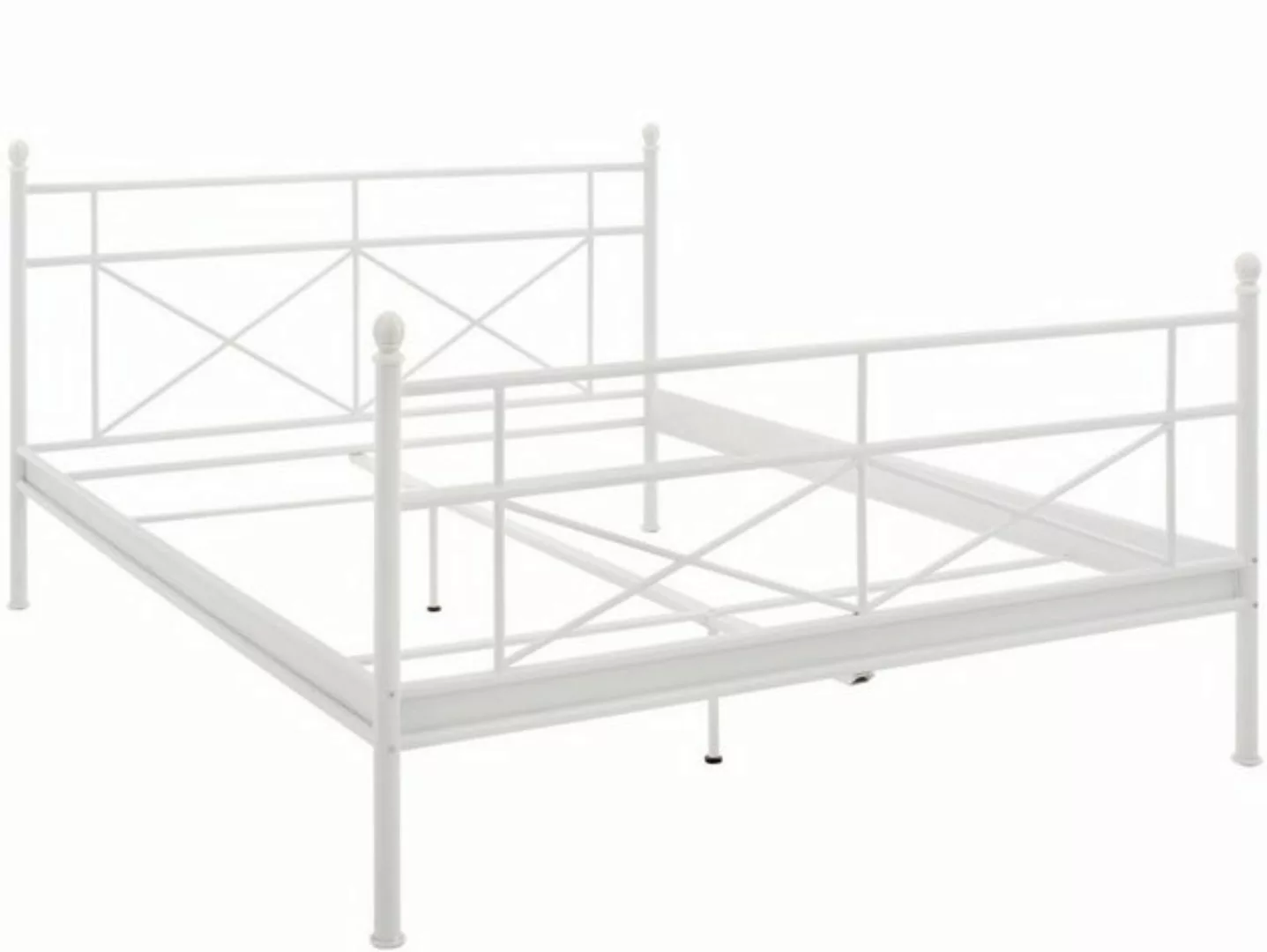 loft24 Metallbett Tanja, Bettgestell aus Metall, Landhaus, 140x200 cm günstig online kaufen