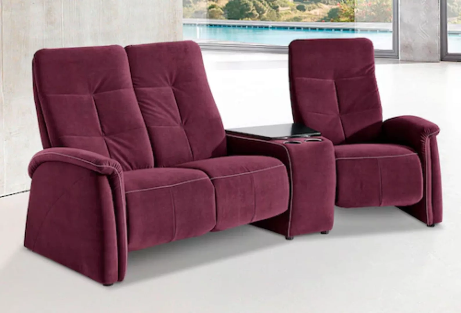 exxpo - sofa fashion 3-Sitzer Tivoli, mit Relaxfunktion günstig online kaufen