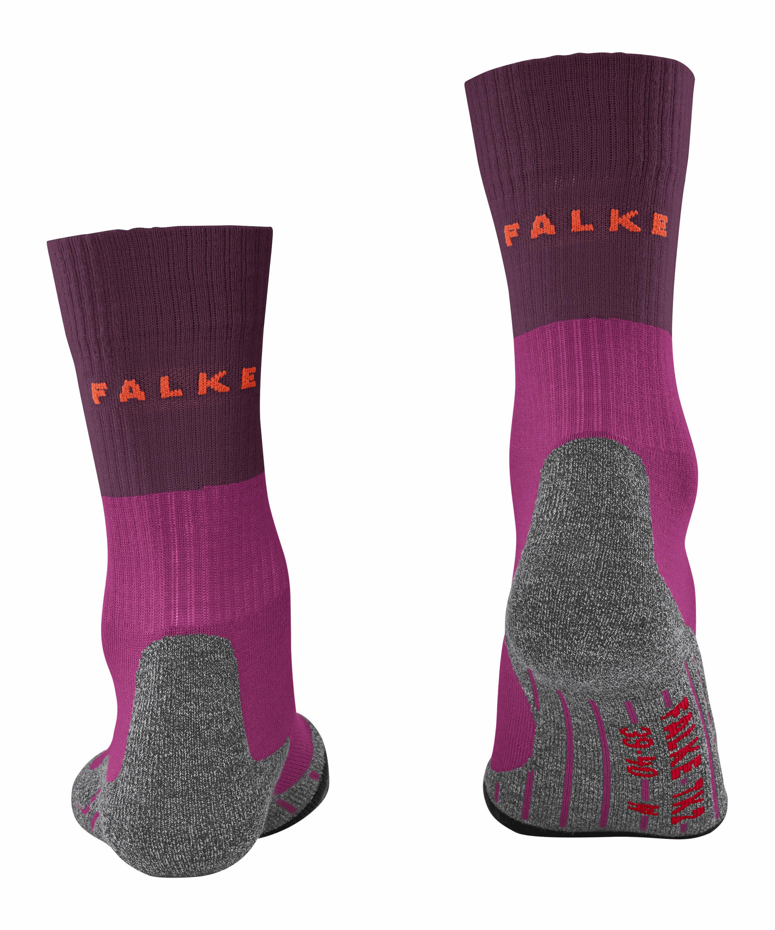 FALKE TK2 Damen Wandersocken, 39-40, Lila, Wolle, 16445-869203 günstig online kaufen