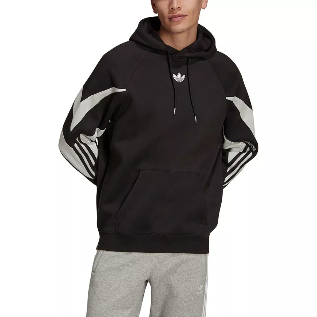 Adidas Originals Shark Kapuzenpullover XS Black / Grey One günstig online kaufen