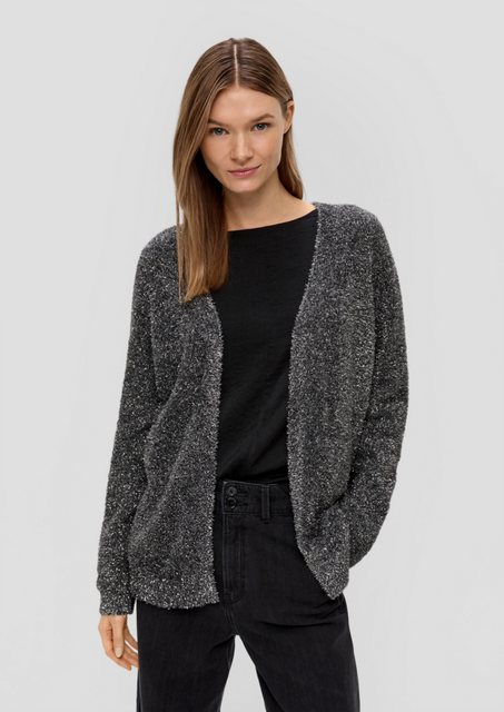 s.Oliver Strickjacke Offener Cardigan mit Effekt-Garn günstig online kaufen