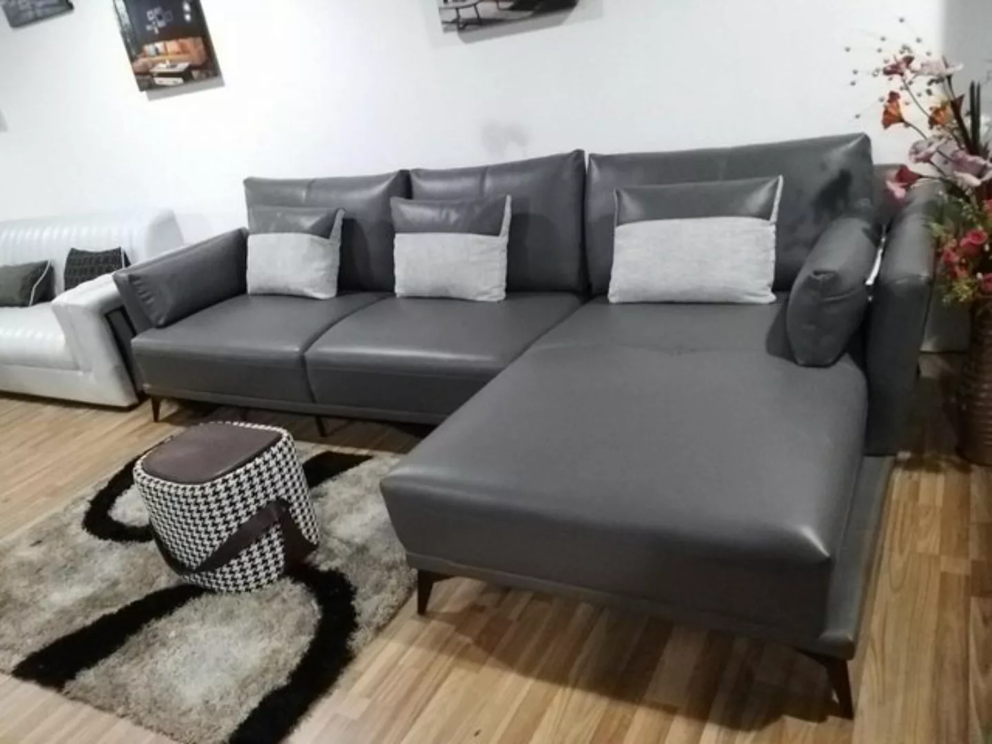 JVmoebel Ecksofa L-Form Wohnlandschaft Sofa Couch Polster Garnitur, Made in günstig online kaufen