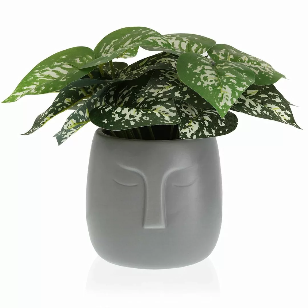 Blumentopf Versa Grau Aus Keramik (16,5 X 16,5 X 16,5 Cm) günstig online kaufen