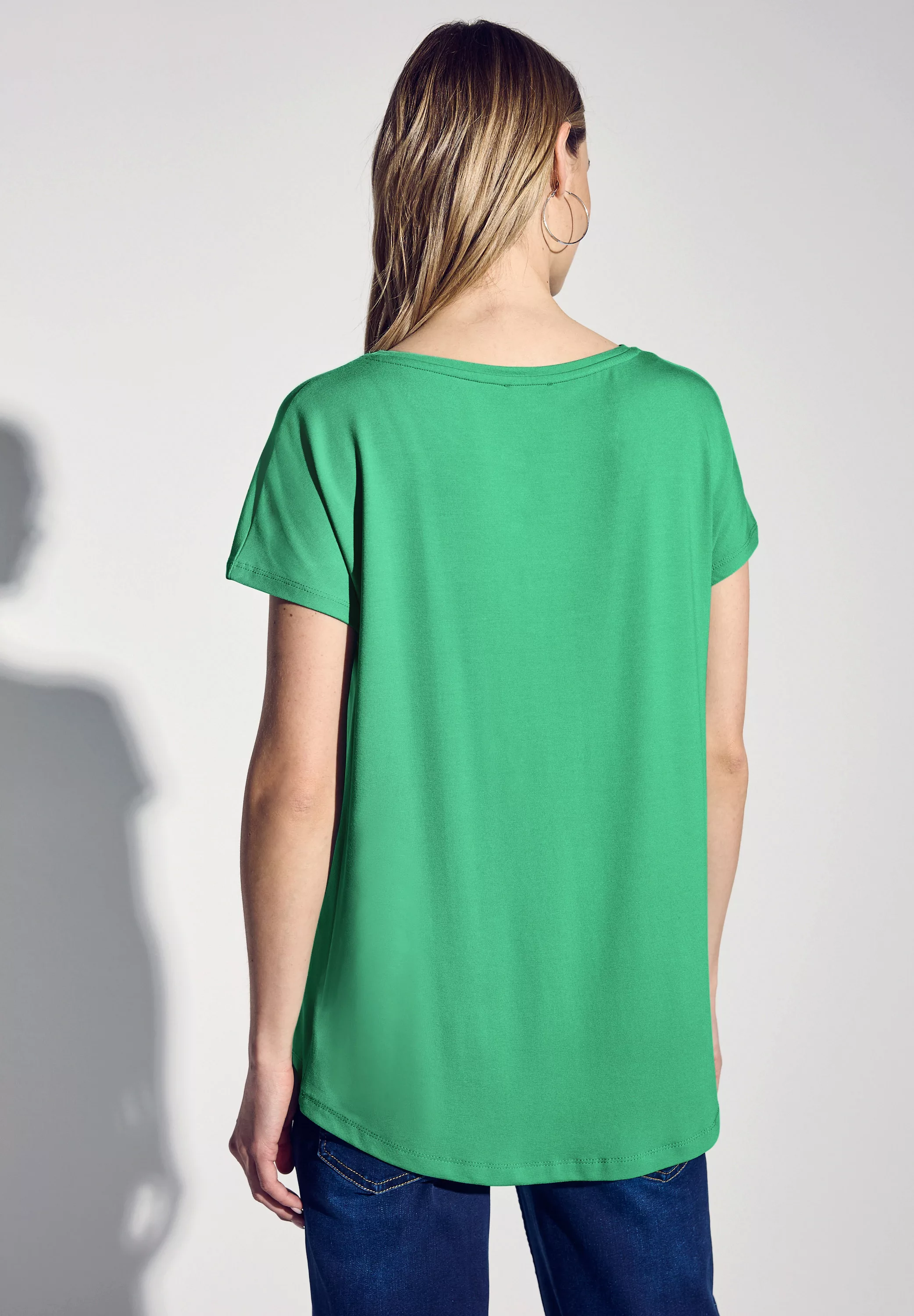 STREET ONE T-Shirt, mit U-Boot-Ausschnitt günstig online kaufen