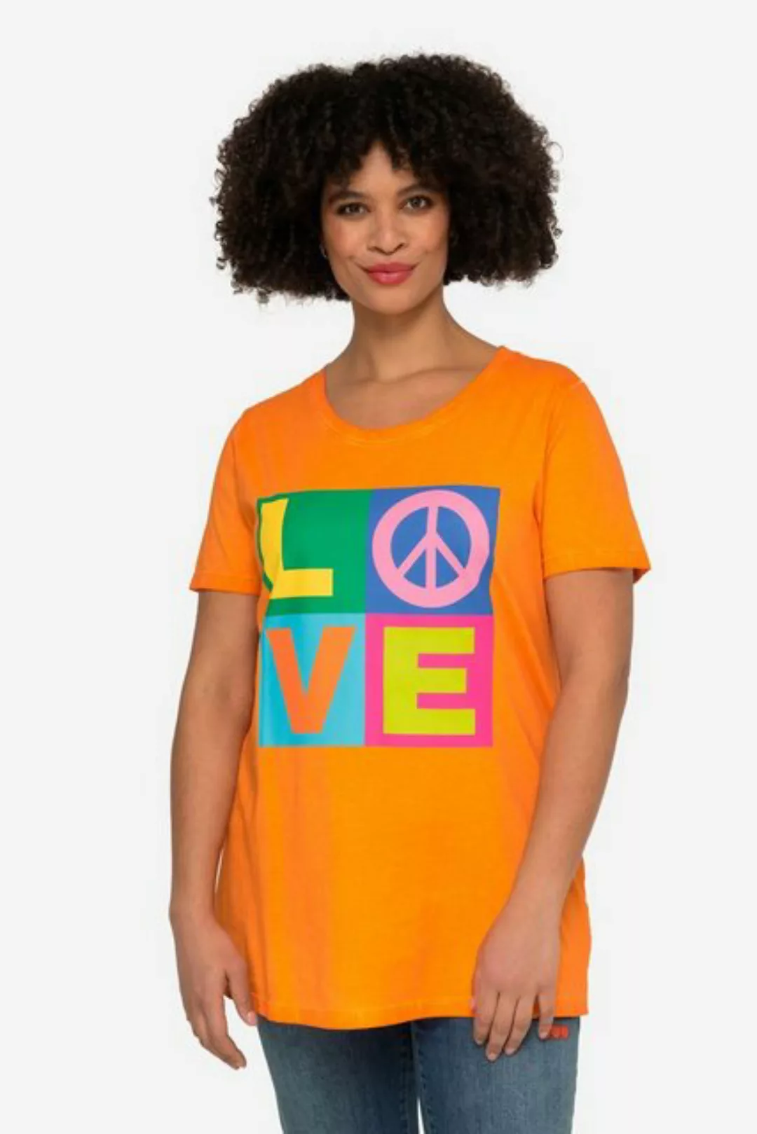 Angel of Style Rundhalsshirt T-Shirt LOVE Rundhals Halbarm günstig online kaufen