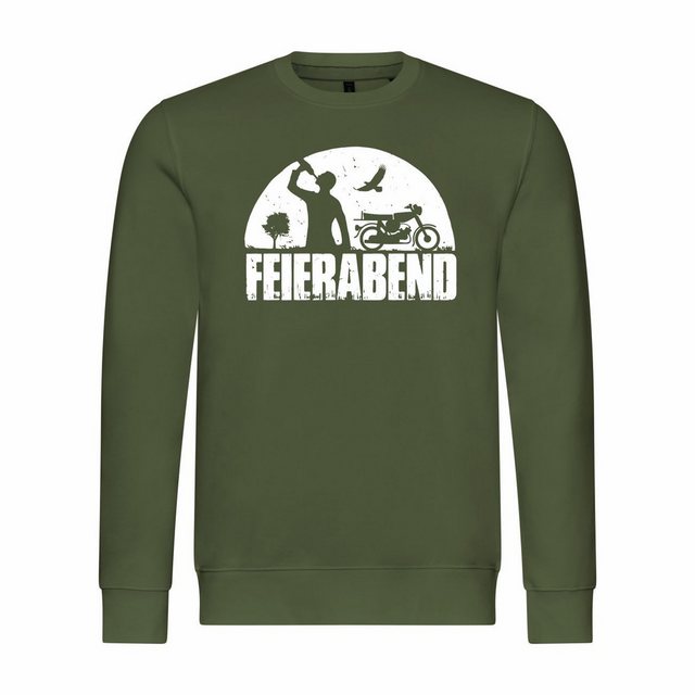 deinshirt Rundhalspullover Herren Pullover Feierabend Simson Mit Print Moti günstig online kaufen