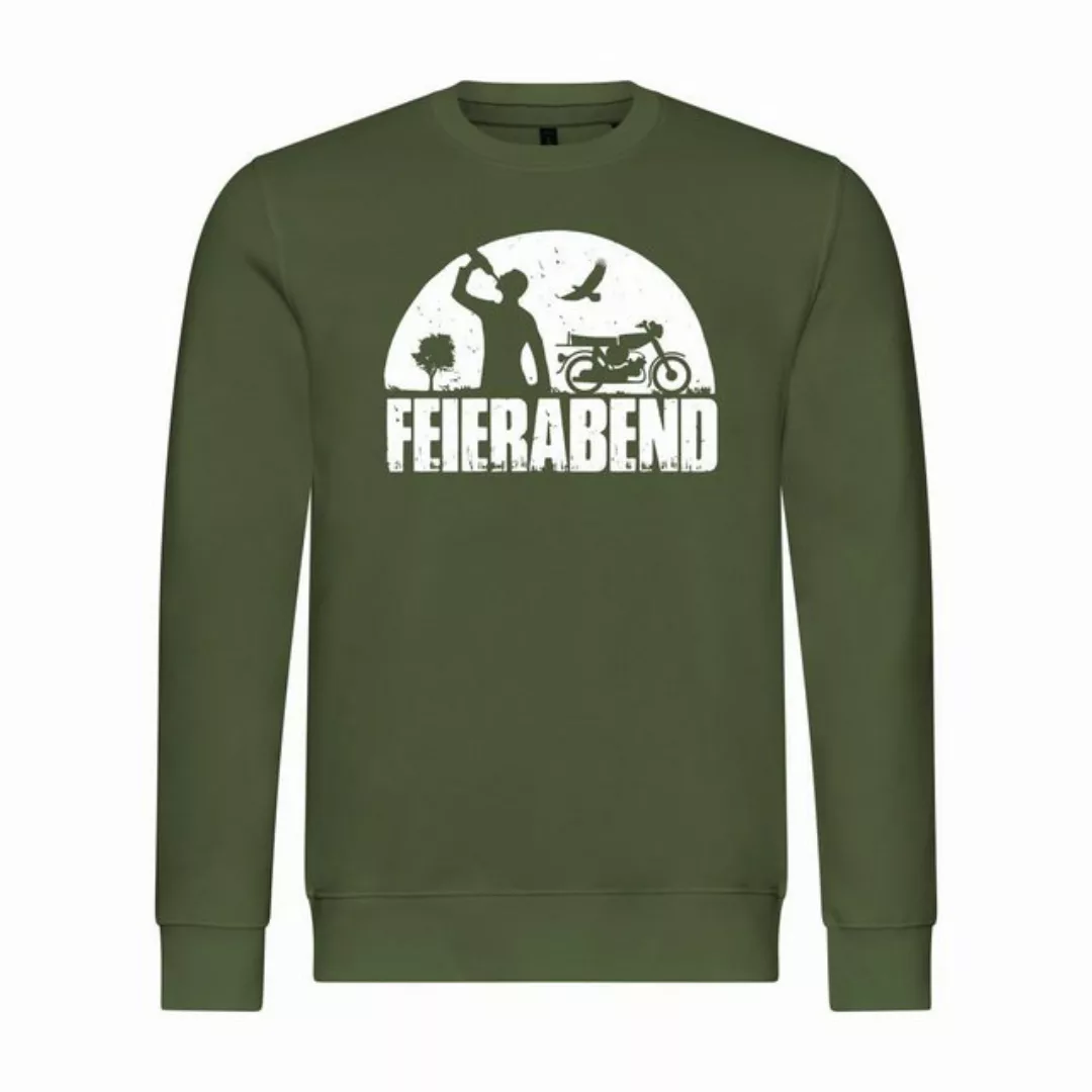 deinshirt Rundhalspullover Herren Pullover Feierabend Simson Mit Print Moti günstig online kaufen