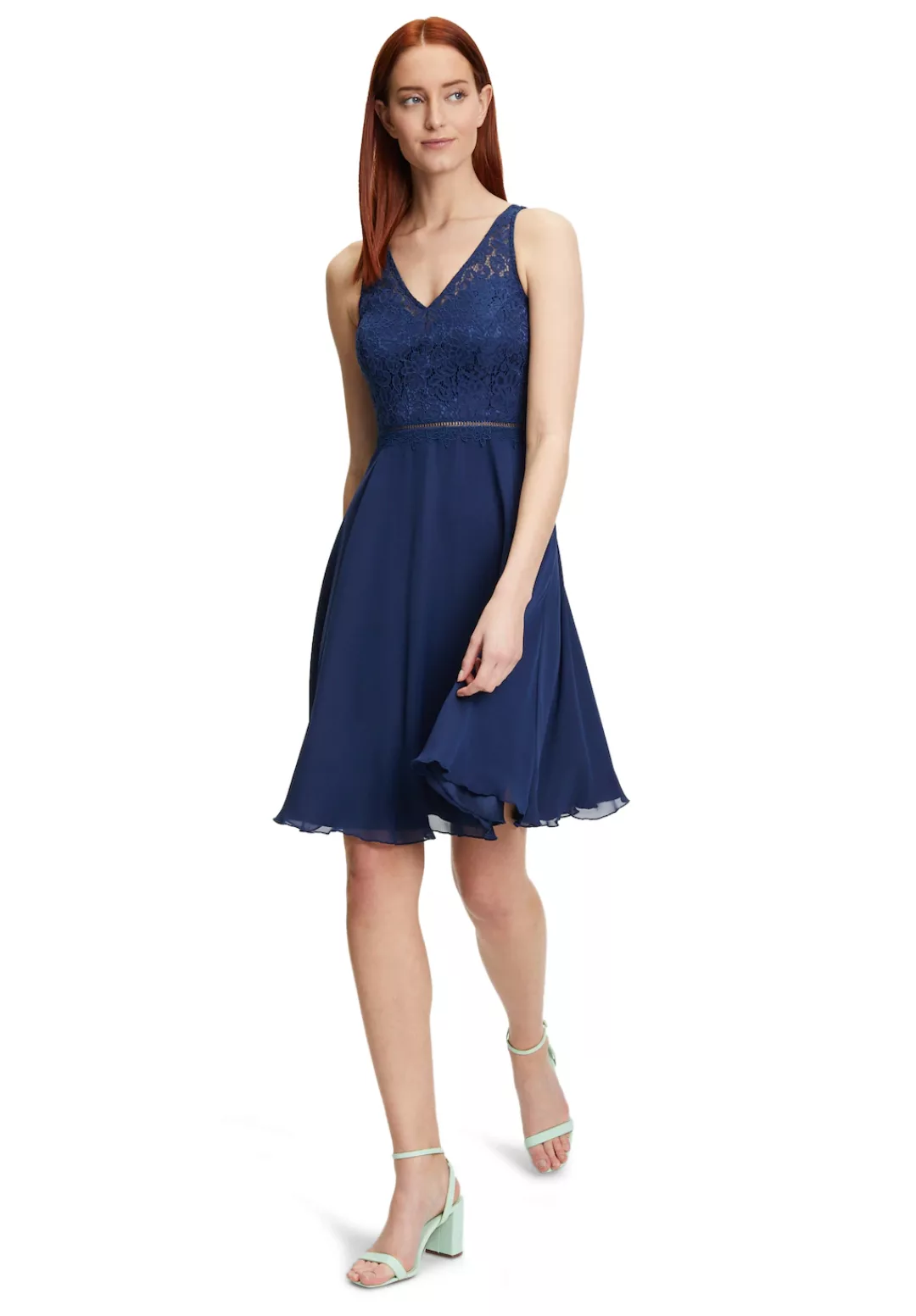 Vera Mont Cocktailkleid "Vera Mont Cocktailkleid mit Spitze", Aufgesteppte günstig online kaufen