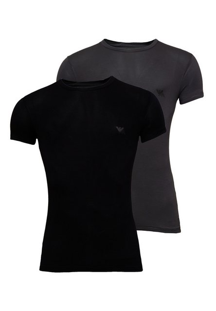 Emporio Armani T-Shirt T-Shirt Kurzarmshirt 2 Pack (2-tlg) günstig online kaufen