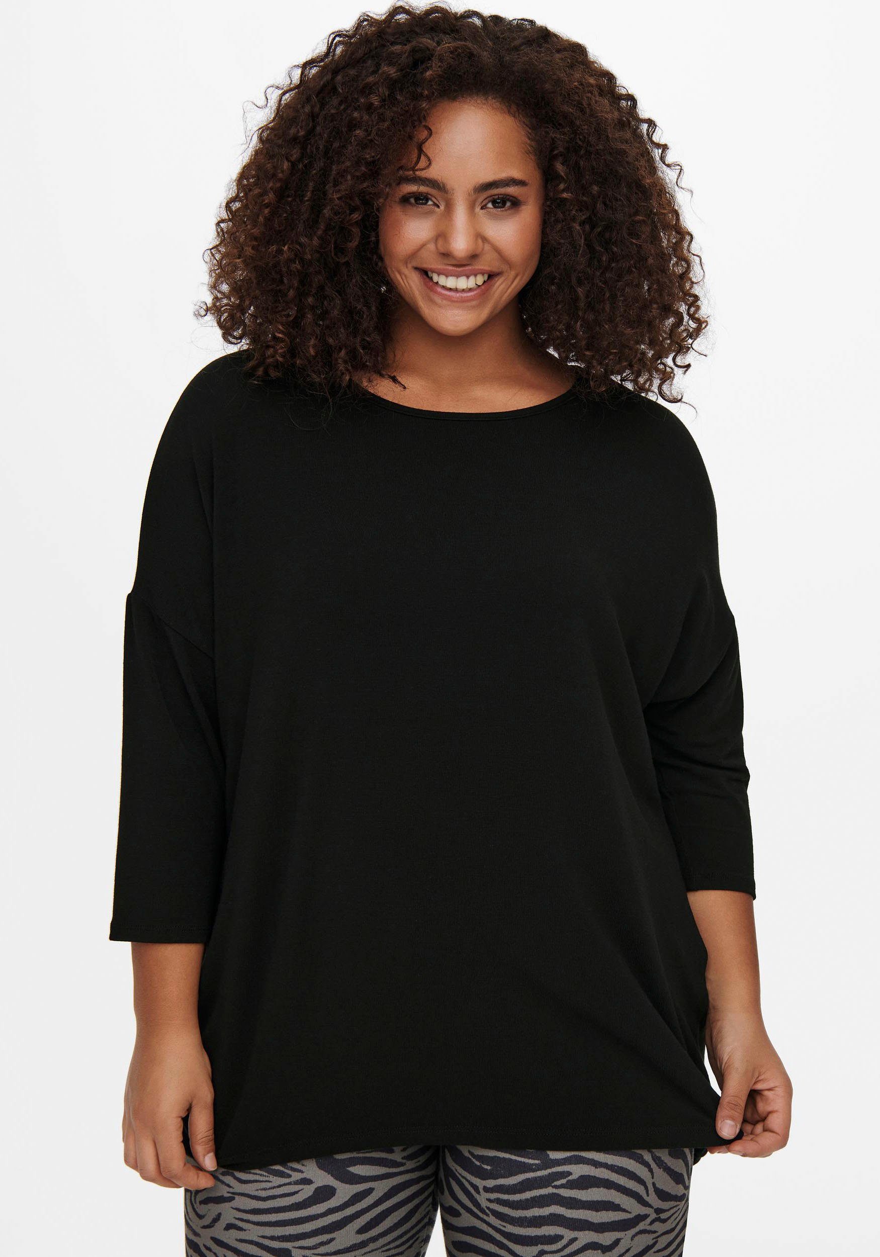 ONLY CARMAKOMA 3/4-Arm-Shirt CARLAMOUR aus weichem günstig online kaufen