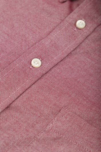 Steppin' Out Hemd Twill Rot - Größe XXL günstig online kaufen