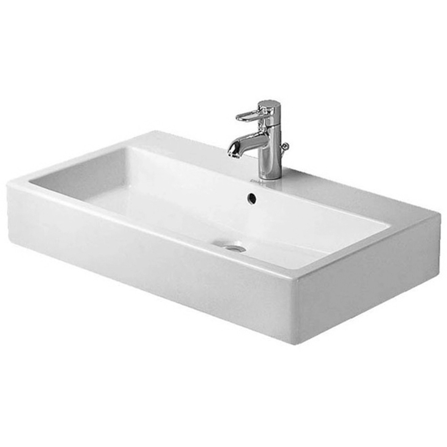 Duravit Handwaschbecken Vero 70 cm Weiß 1 Hahnloch geschliffen WonderGliss günstig online kaufen