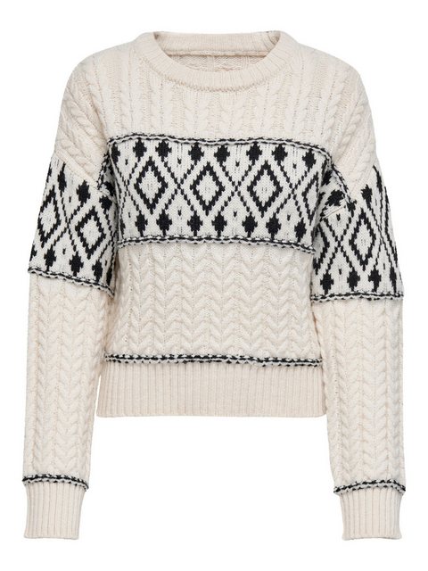 ONLY Strickpullover ONLMARENT L/S PULLOVER KNT NOOS mit Strickmuster günstig online kaufen