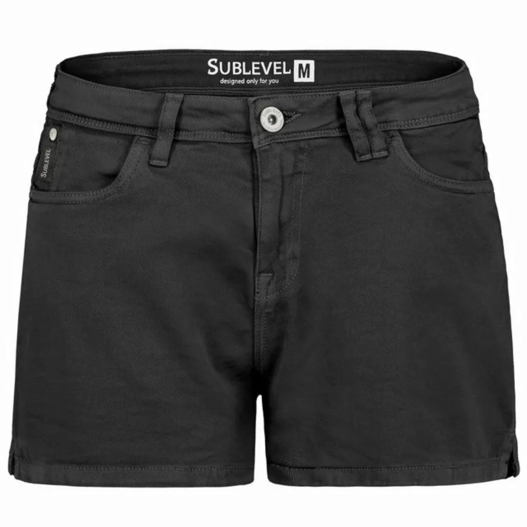 SUBLEVEL Shorts Damen Bermudas kurze Hose Baumwolle Hotpants Chino Sommer H günstig online kaufen