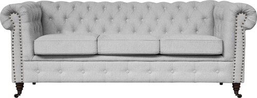 Home affaire Chesterfield-Sofa "Aarburg", aufwändige Knopfheftung und Ziern günstig online kaufen