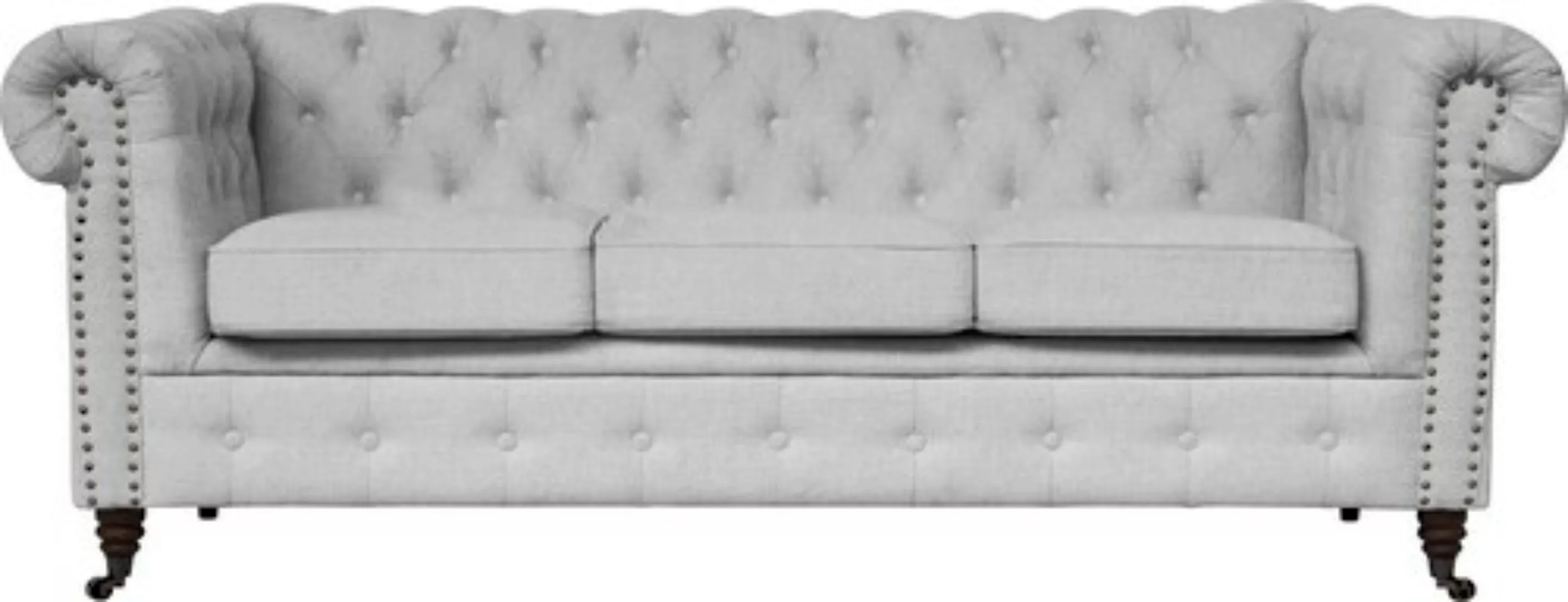 Home affaire Chesterfield-Sofa "Aarburg", aufwändige Knopfheftung und Ziern günstig online kaufen