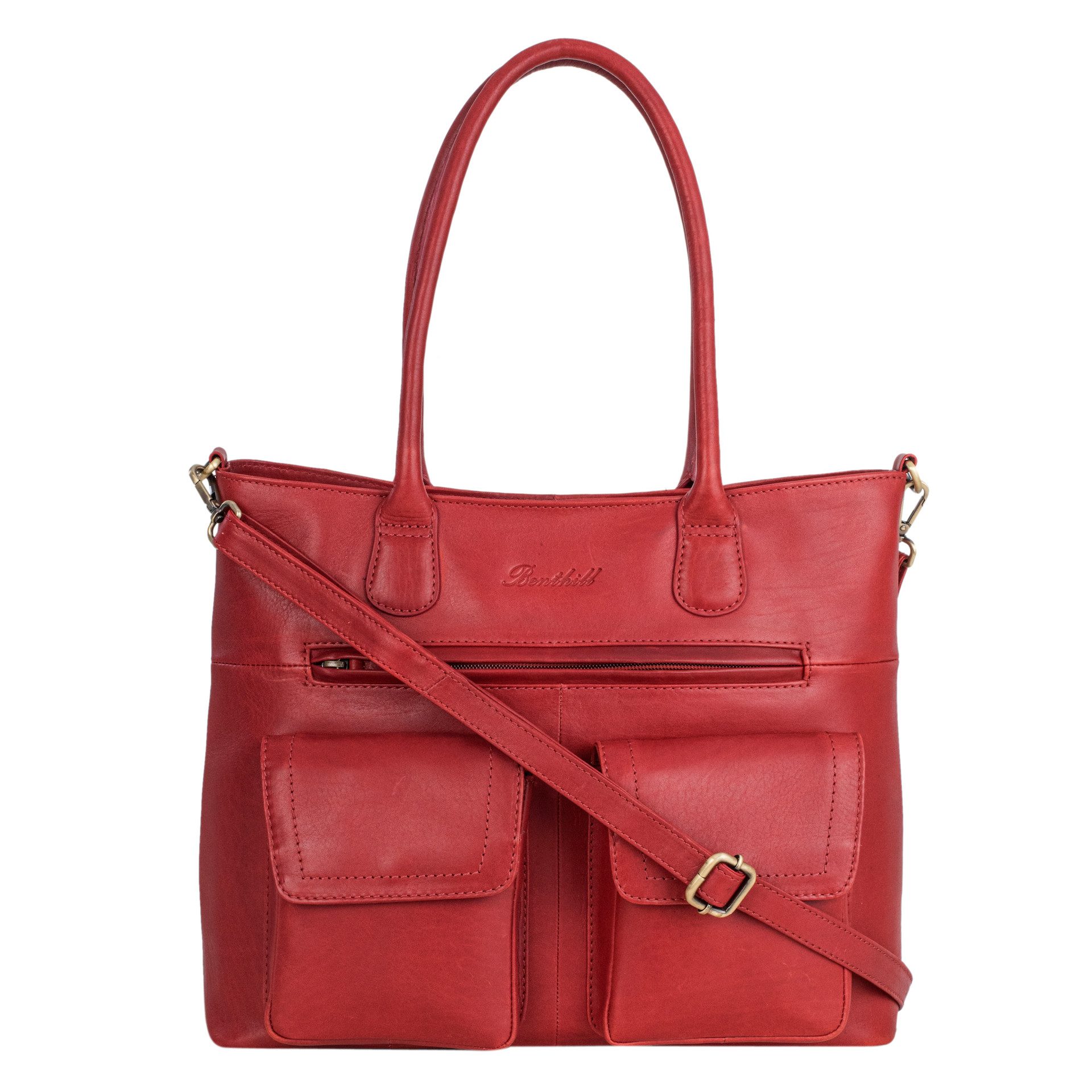 Benthill Handtasche Damen Echt Leder Vintage günstig online kaufen