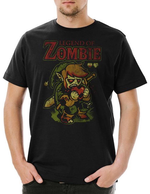 Urban Backwoods Print-Shirt Legend Of Zombie Herren T-Shirt Fun Zombie Hear günstig online kaufen