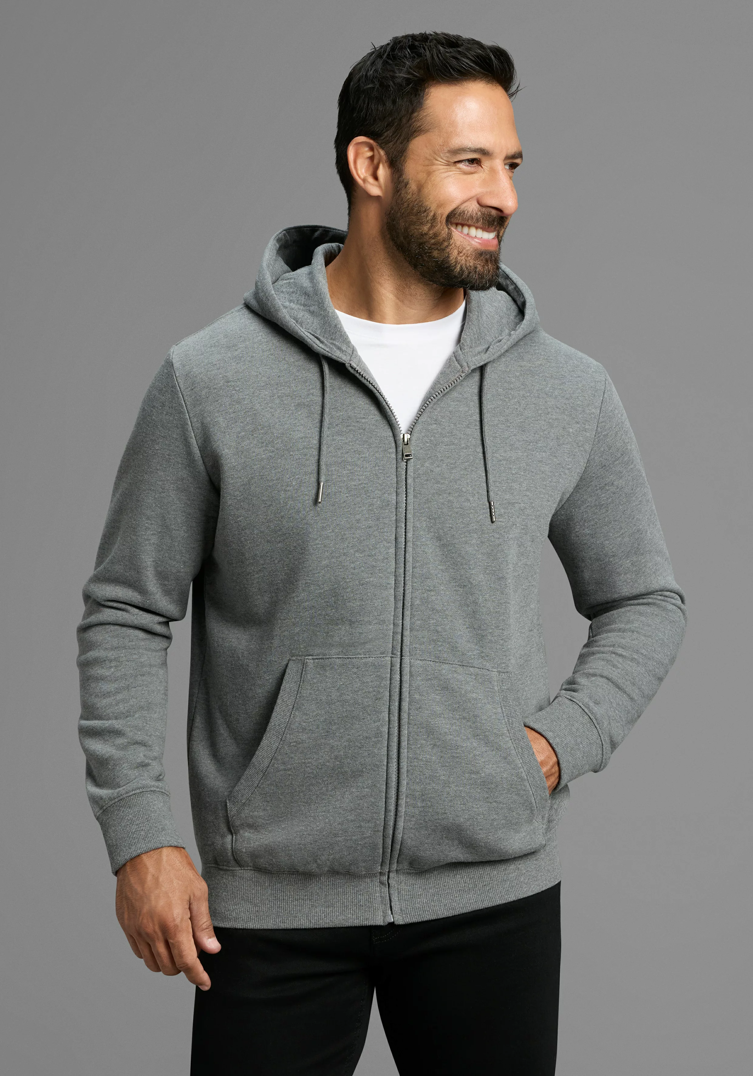 Mans World Kapuzensweatjacke, mit Taschen günstig online kaufen