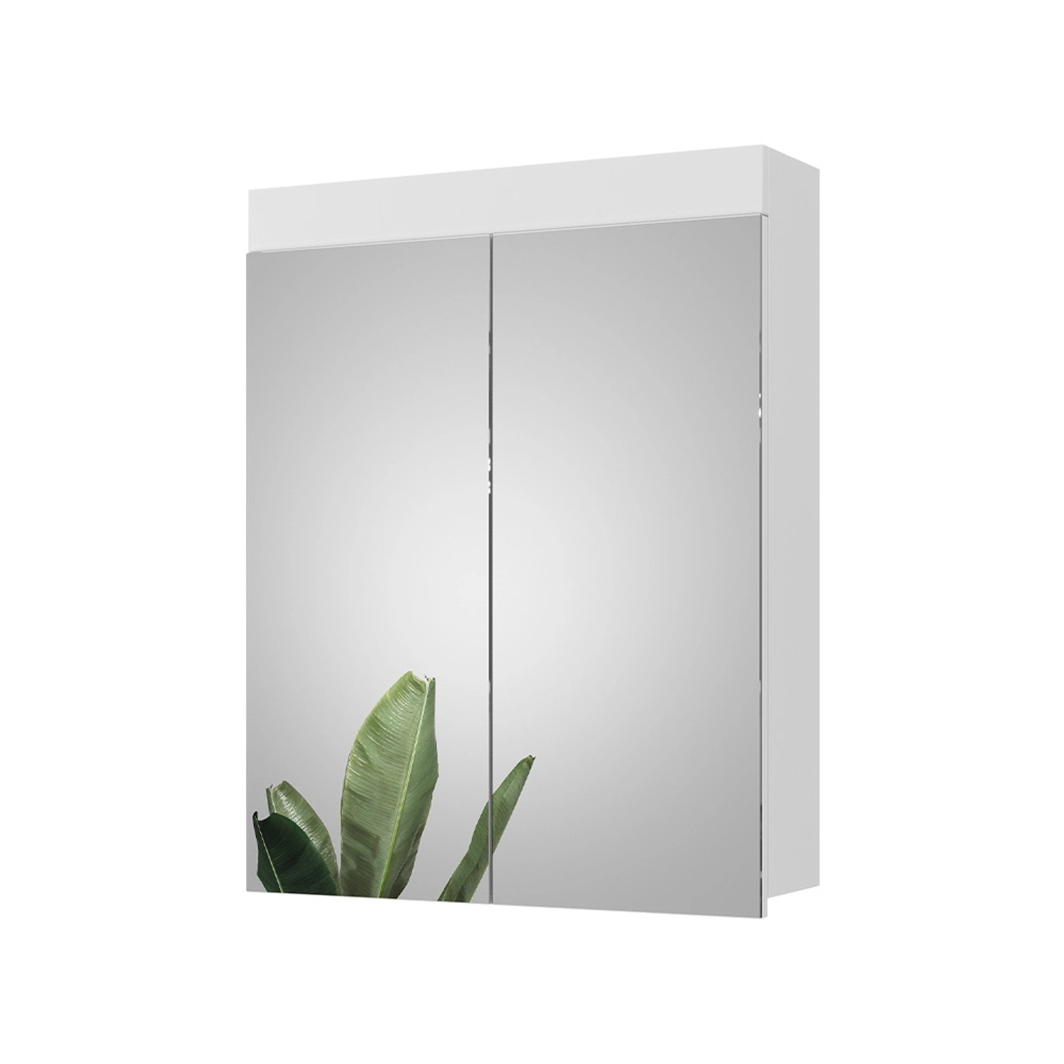Vicco Badezimmerspiegelschrank Luna, Weiß, 60 x günstig online kaufen