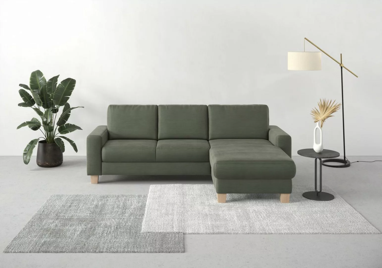 Home affaire Ecksofa Summer L-Form, mit Recamiere, mit oder ohne Bettfunkti günstig online kaufen