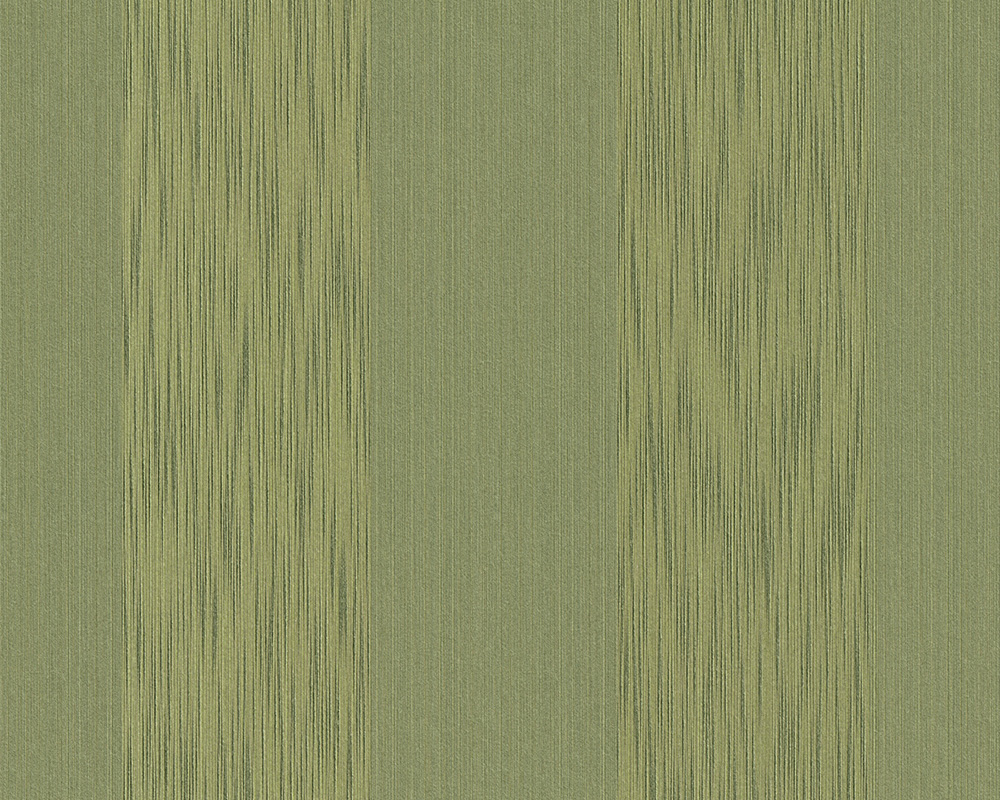 Bricoflor Dunkelgrüne Tapete mit Streifen Vlies Textiltapete mit Blockstrei günstig online kaufen