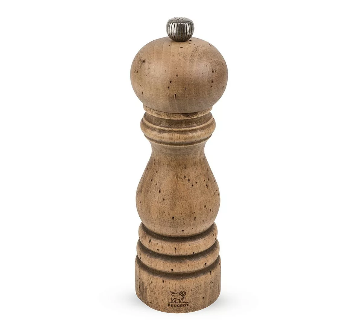 Peugeot Paris Antique Salzmühle 18 cm Buchenholz - Stahlmahlwerk günstig online kaufen