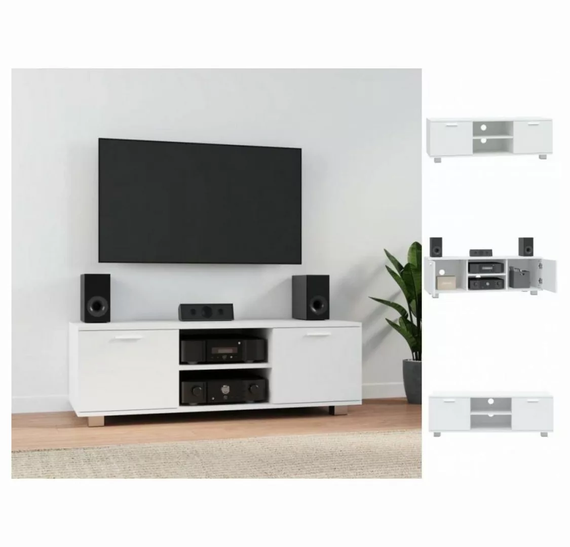 vidaXL TV-Schrank TV-Schrank Weiß 120x40,5x35 cm Spanplatte Lowboard Fernse günstig online kaufen